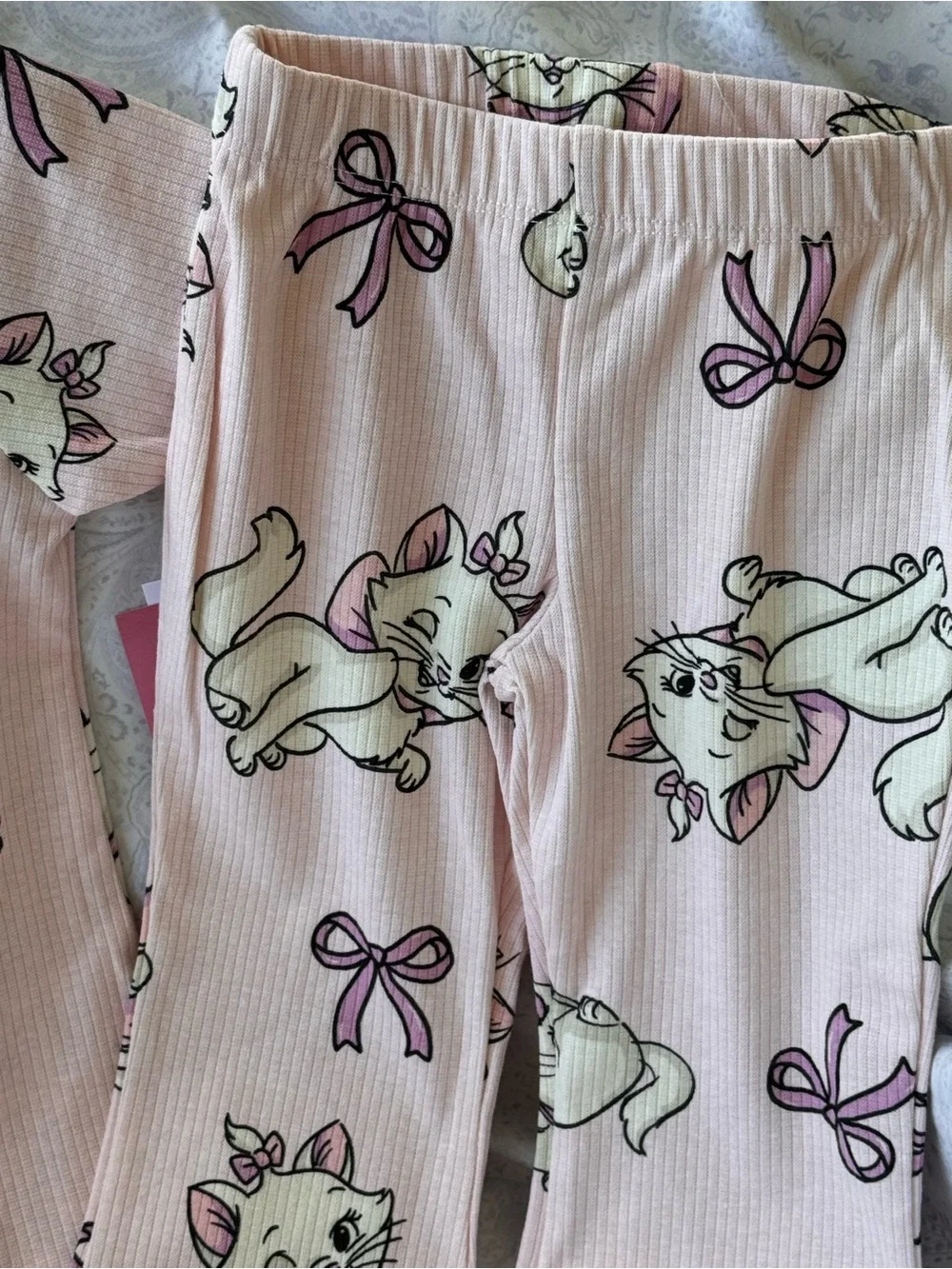 Disney The Aristocats Pink Marie Short Sleeve Bellbottom Set